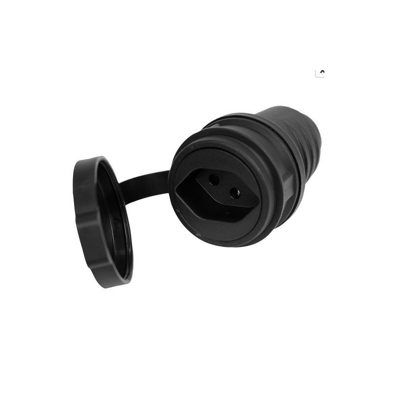 Gummikupplung Steffen STEKO T13 mit Verschlussdeckel IP20 schwarz