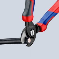 Knipex Kabelschere für  bis Ø 15 mm Mehrleiterkabel, feinadrig