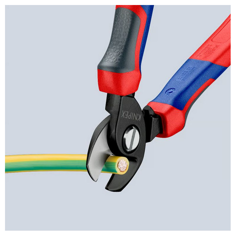 Knipex Kabelschere für  bis Ø 15 mm Mehrleiterkabel, feinadrig
