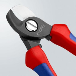 Knipex Kabelschere für  bis Ø 15 mm Mehrleiterkabel, feinadrig
