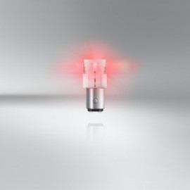 2er Set OSRAM LEDriving Birne BAY15d, 21/5W Ersatz, rot