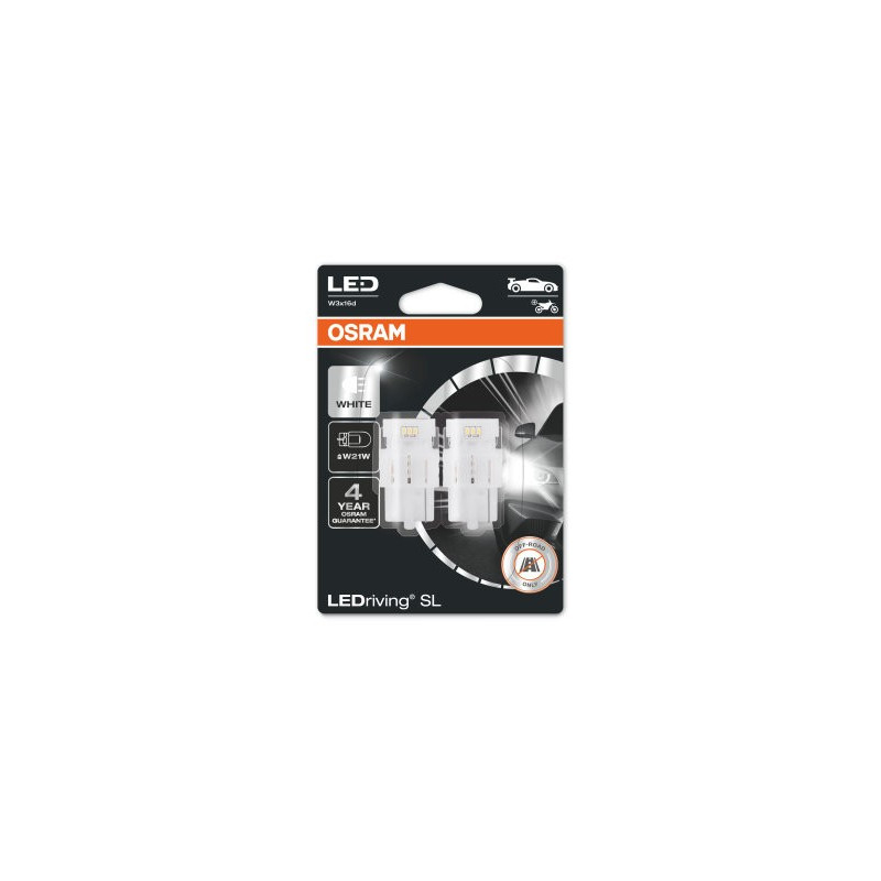 LED Birne OSRAM LEDriving SL W3x16d, W21W, weiss