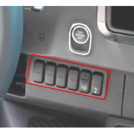 Schalter Trittstufe mit Kontrolllampe und Beleuchtung zu Mercedes Sprinter 907/910