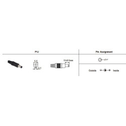 Steckernetzteil 230VAC-12VDC, 2A, 25W