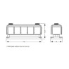 TBS - DCM Class-T Sicherungshalter (60V/600A) M10