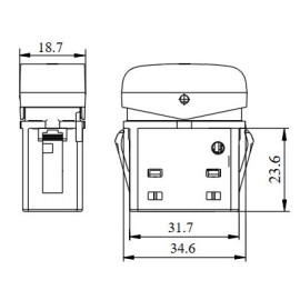 Schalter original zu Sprinter 907/910, Umfeldleuchte links