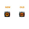 LED Positionsleuchte Superpoint III rot/weiss/orange - pendelnd seitlich