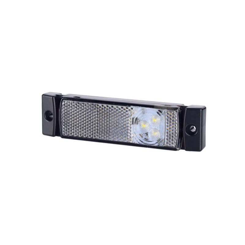 LED-Positionsleuchte 130x32, 12/24V weiss
