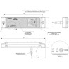 LED-Positionsleuchte 130x32, 12/24V weiss