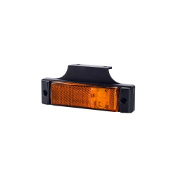 LED Seitenmarkierleuchte orange 3 LED, mit Halterung