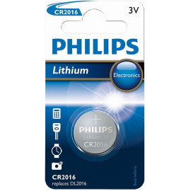 Philips Knopfzellen-Batterie Lithium CR2016