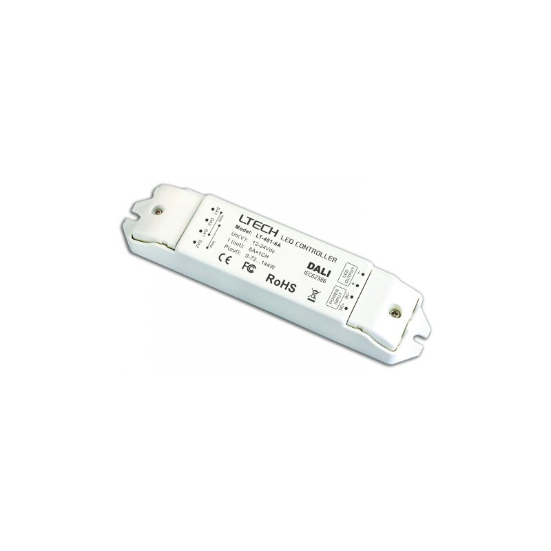 DALI LED Controller 12-24V, 1-Kanal 6A, LTECH