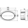 Hella Einbau LED Arbeitsscheinwerfer oval 12-24V