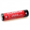 Akku 18650, 2600mAh Klarus