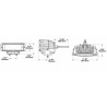 LED Hauptscheinwerfer 9800 J.W. Speaker mit Scheibenheizung 12V Set à 2 Stück