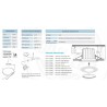 LED Einbauleuchte, Spot 10W, IP65, Durchmesser 68mm, warmweiss