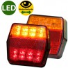 LED Schlussleuchte 100x95x32, 12V mit Blinkerüberwachung