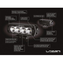 LAZER ST-6 Evolution LED Lichtbalken E-geprüft, 5 Jahre Garantie