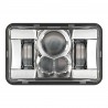 LED Abblendlichtscheinwerfer 4x6 Zoll J.W. Speaker 8800 mit Scheibenheizung, 12-24V