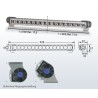 Hella Zusatzfernscheinwerfer LED Light Bar 470 Single Twin, E-geprüft als Doppelfernscheinwerfer