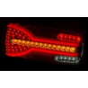 LED Schlussleuchte mit dynamischem Blinker, rechts, 304x132x48