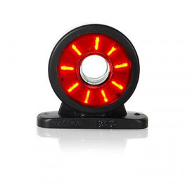 LED Ring Positionsleuchte rot/weiss, 12-24V