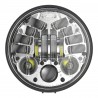 LED Hauptscheinwerfer 5.75" Speaker Model 8691, Aufbau für Motorrad, nicht adaptiv