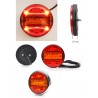 LED Schlussleuchte rund flach WAS