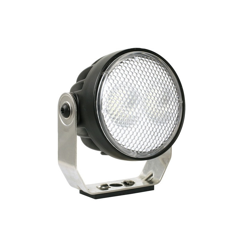 LED-Arbeitsscheinwerfer | 12V | 6x3W | 1100 Lumen | schwenkbar | rund |  Kunststoff