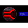 LED Rückleuchte rund mit dynamischem Blinker, HORPOL NAVIA, 12-24V