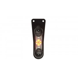 LED Positions- und Seitenmarkierleuchte pendelnd, rot-weiss-orange, HORPOL, 12-24V