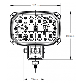 LED Arbeitsscheinwerfer Trillant 5000, Grote, rechteckig, 9-32V