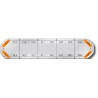 LED Warnbalken orange superflach, selbst konfigurierbar, 4 Jahre Garantie
