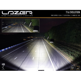 LED Lichtbalken LAZER T16 Evolution, 192W, 5 Jahre Garantie, 12-24V