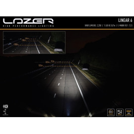 LAZER LINEAR-6, LED Fernlichtbalken E-geprüft, 5 Jahre Garantie