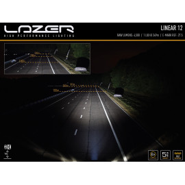 LAZER LINEAR-12, LED Fernlichtbalken E-geprüft, 5 Jahre Garantie