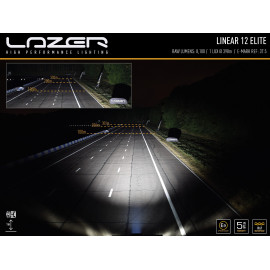LAZER LINEAR-12 ELITE, LED Fernlichtbalken E-geprüft, 5 Jahre Garantie