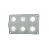 LED Innenleuchte 6 LED, 120x75, 12-24V