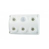 LED Innenleuchte 6 LED, 120x75, 12-24V, mit Bewegungssensor