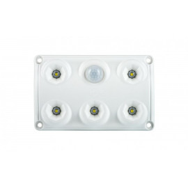 LED Innenleuchte 6 LED, 120x75, 12-24V, mit Bewegungssensor