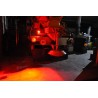 LED Arbeitsscheinwerfer 12W DAKAR Edition, rot/weiss, Breitstrahler, 12-24V, 4 Jahre Garantie