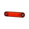 Mini LED Positionsleuchte 4 LED, rot 12-24V