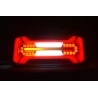 LED Schlussleuchte rechteckig WAS, 306x133x60, mit dynamischen Blinker