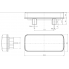 LED Schlussleuchte rechteckig WAS, 200x85x29, mit dynamischem Blinker