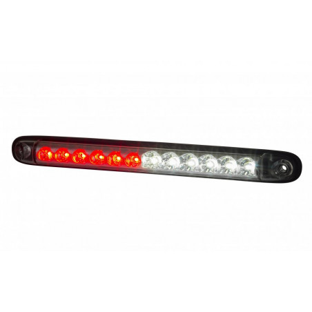 LED Stab Nebelschluss- und Rückfahrleuchte klarglas, 12-24V, 257x27x20