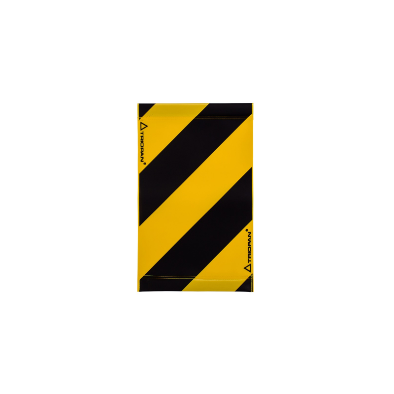 Warnsignal für Hebebühne 30x20, schwarz-gelb