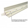LED Winkelprofilleuchte 2m, 24V, neutralweiss, 4300 Lumen, LONGlite Stecksystem, mit Versorgungsstecker Deutsch DT