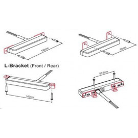 LED Frontblitzer gelb, 6 LED, ultraschlank, 12-24V