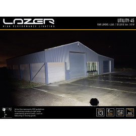 Highpower LED Arbeitsscheinwerfer LAZER Utility-45, 4500 Lumen, 5 Jahre Garantie