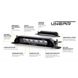 LAZER LINEAR-12 ELITE mit Positionslicht, LED Fernlichtbalken E-geprüft, 5 Jahre Garantie